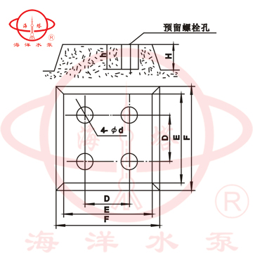 LG立式便拆高层建筑给水多级清水泵附件及安装尺寸