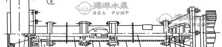 NL立式泥浆排污泵结构图